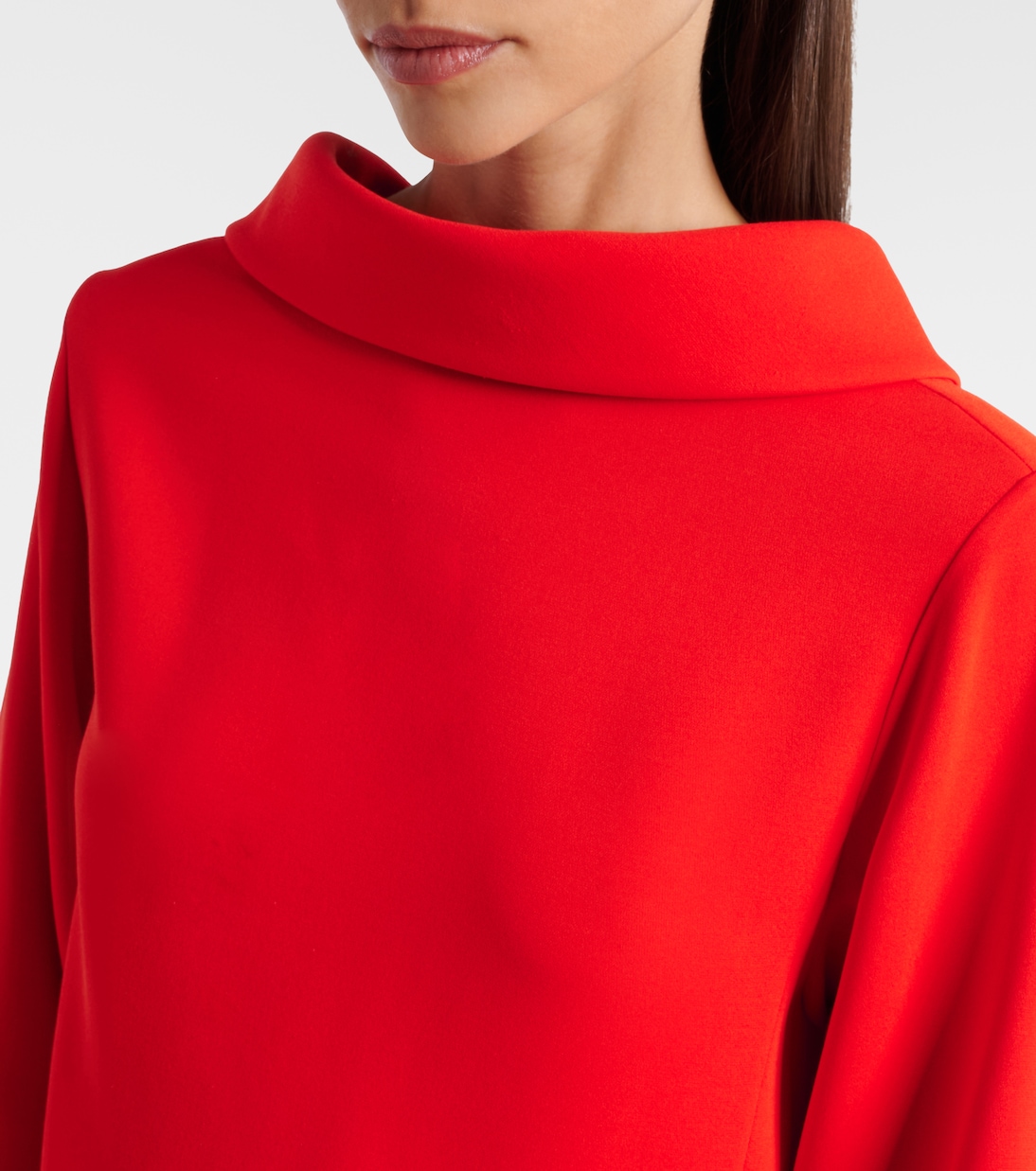 Robe longue en soie et laine  | Balenciaga
