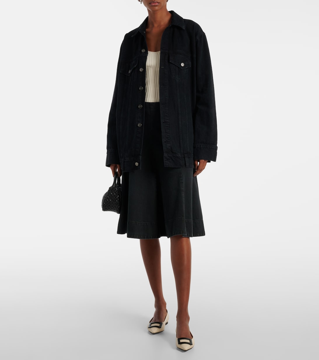 Gommettine leather ballet flats | Roger Vivier