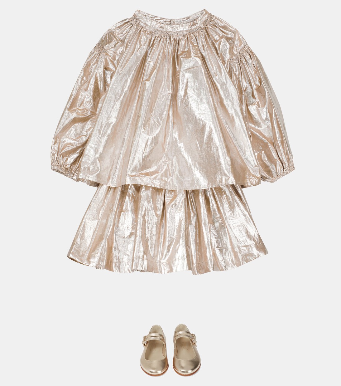 Jupe Suzon en taffetas de coton mélangé | Bonpoint