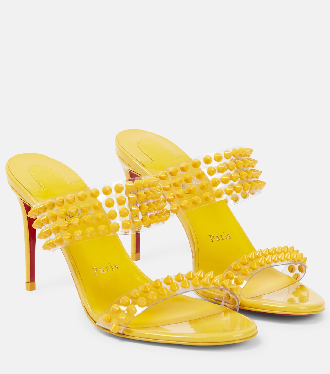 Spike Only 85 PVC and leather sandals | Christian Louboutin