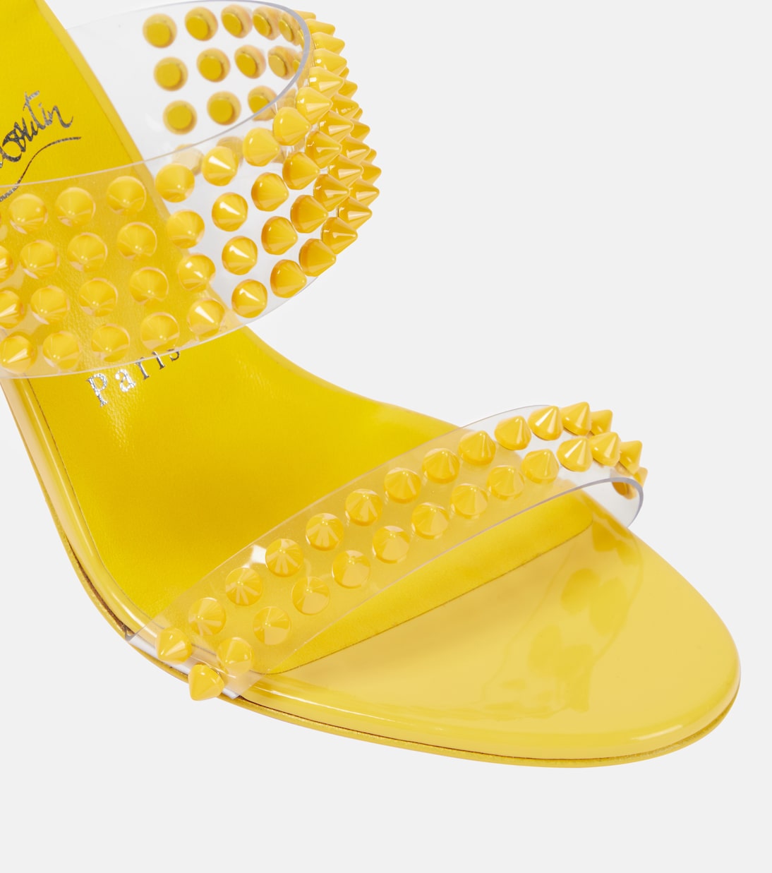 Spike Only 85 PVC and leather sandals | Christian Louboutin