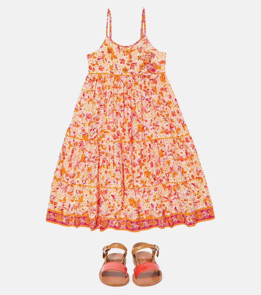 Robe Pippa à fleurs | Poupette St Barth Kids