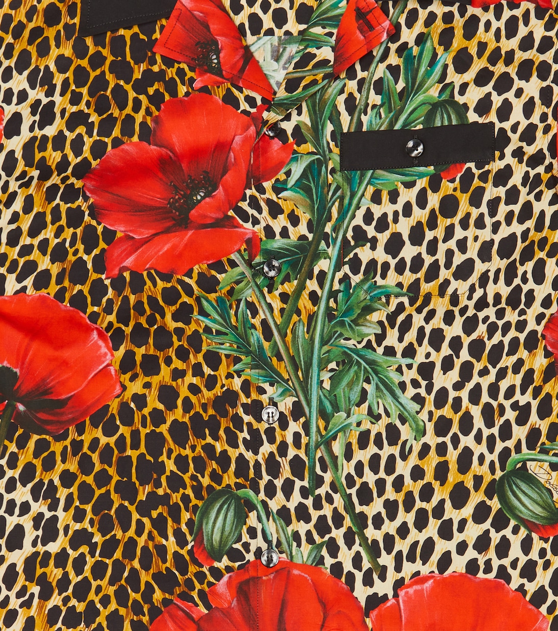 Bedrucktes Hemd aus Baumwolle | Dolce&Gabbana Kids