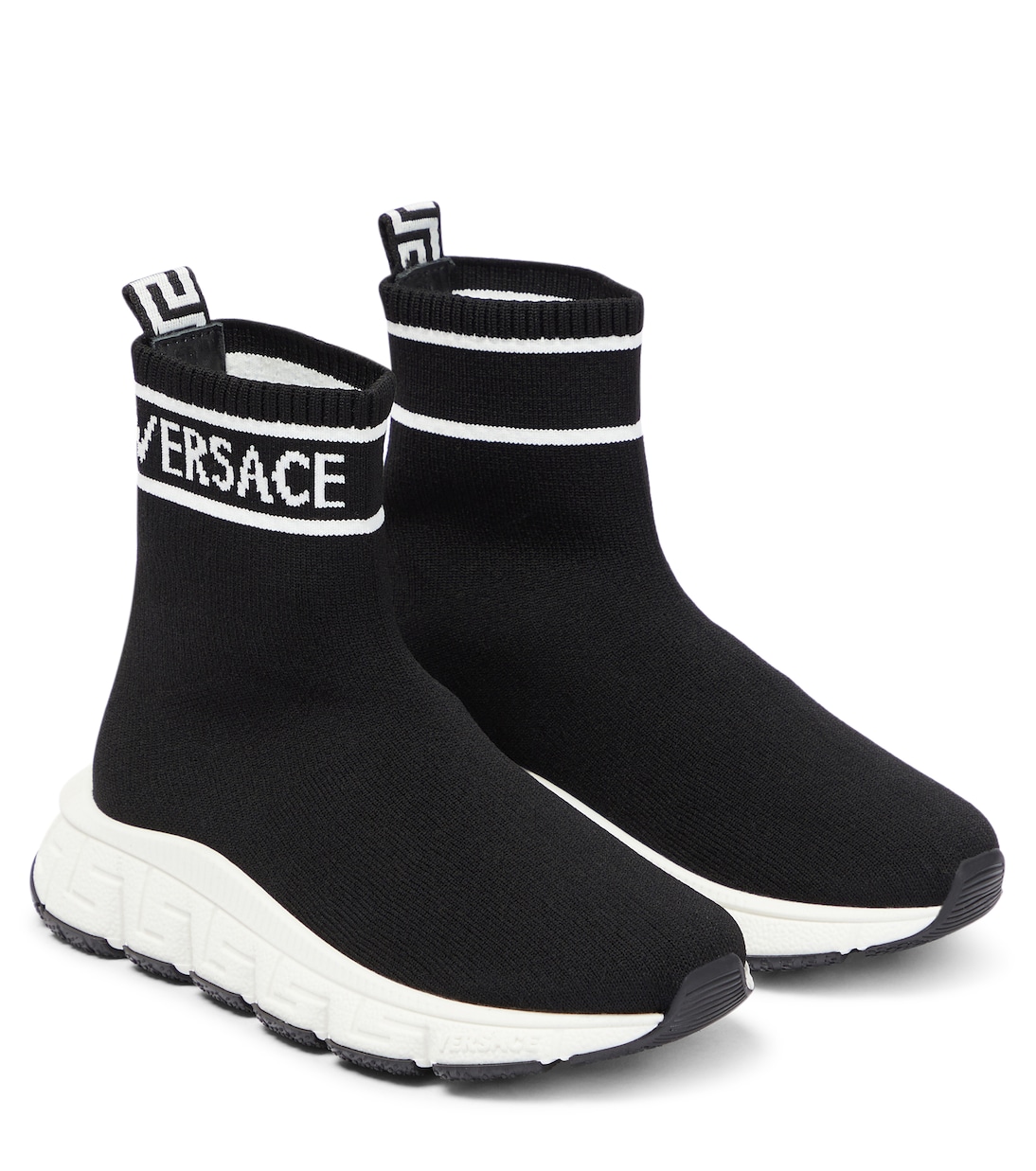 Logo sock sneakers | Versace Kids