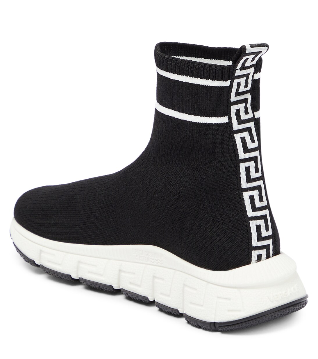 Logo sock sneakers | Versace Kids