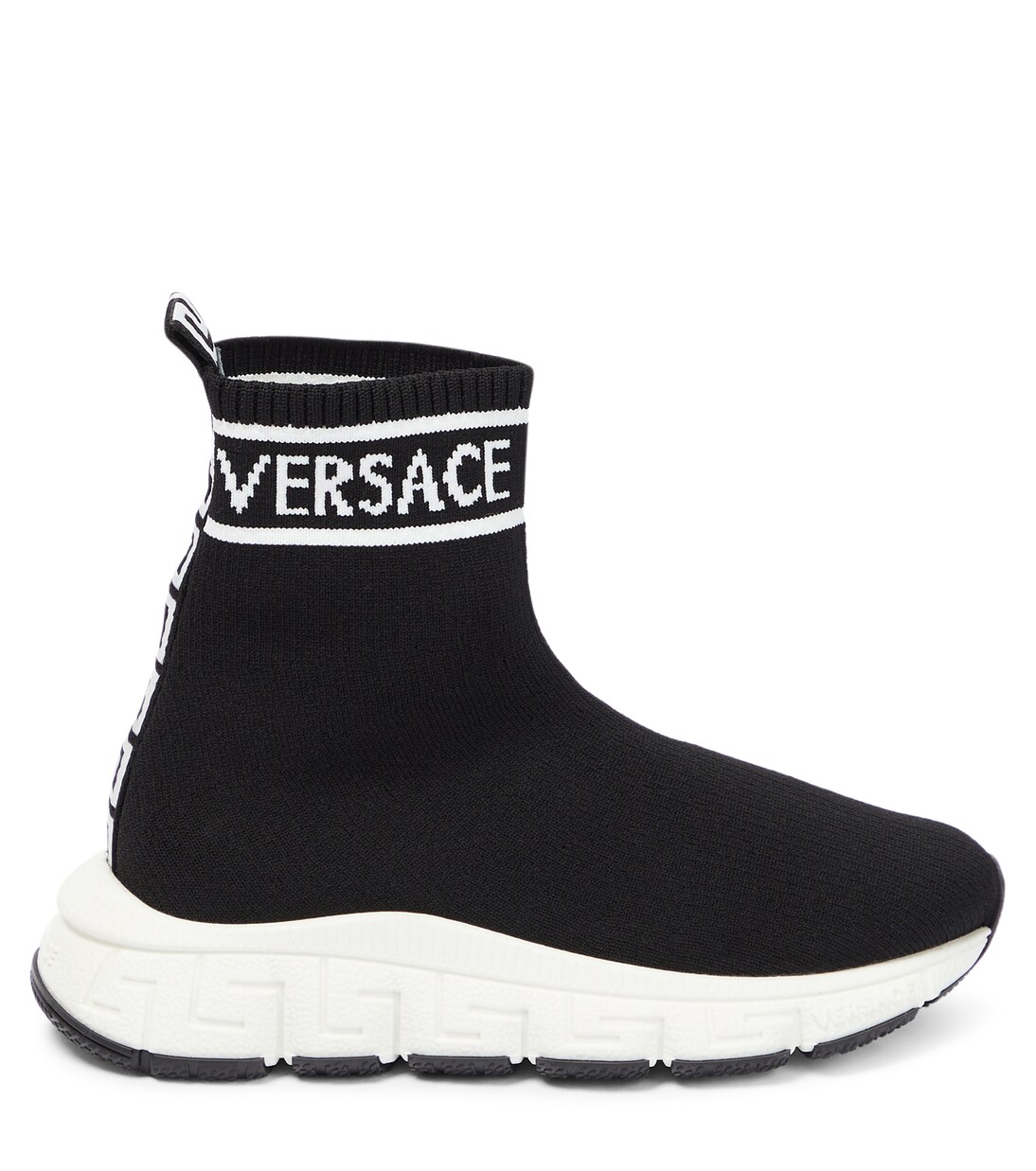 Logo sock sneakers | Versace Kids