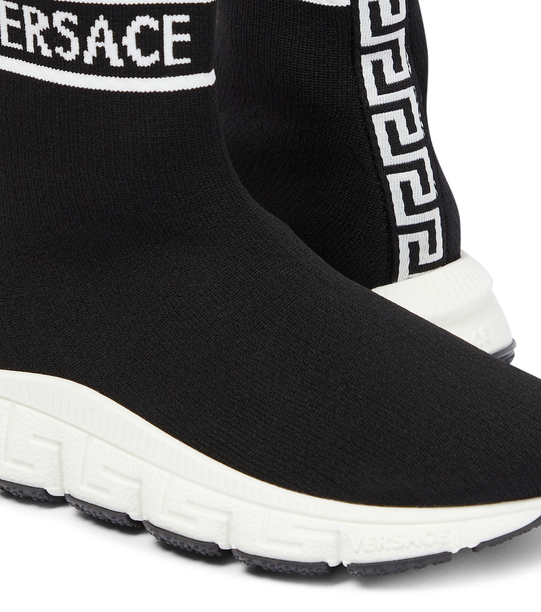 Logo sock sneakers | Versace Kids