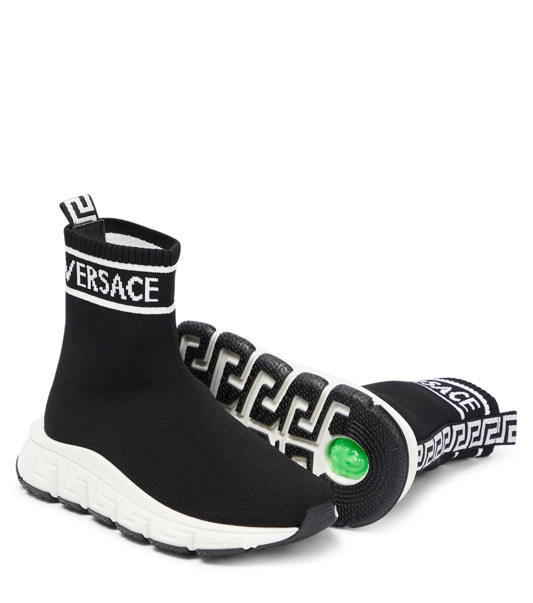 Logo sock sneakers | Versace Kids