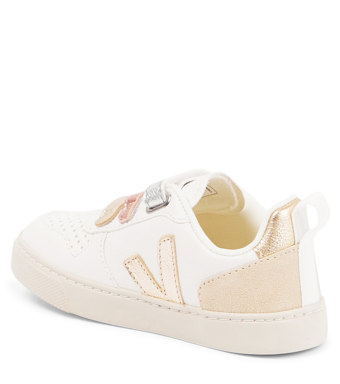 V-10 leather and suede sneakers | Veja Kids