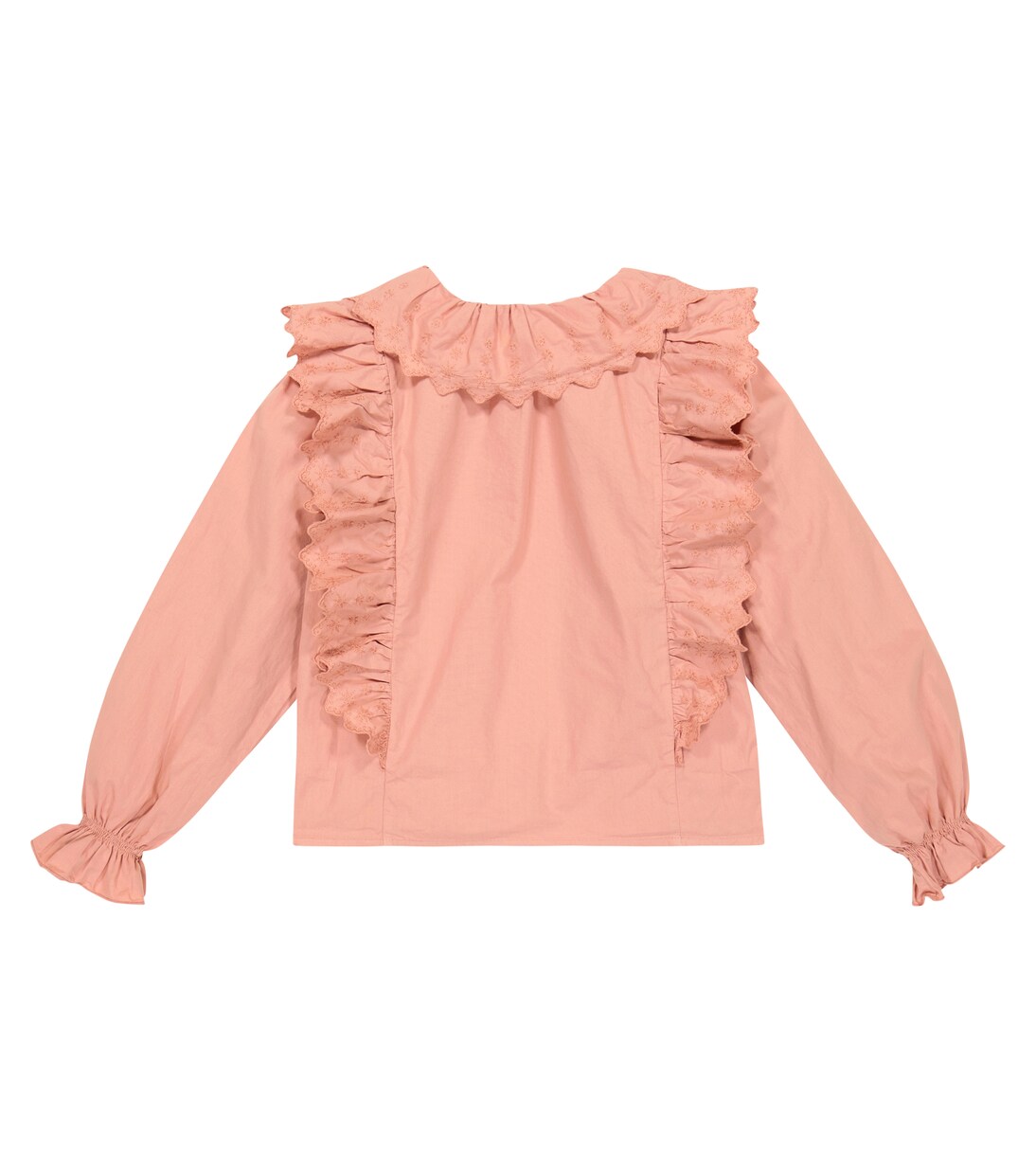Manon embroidered cotton blouse | The New Society