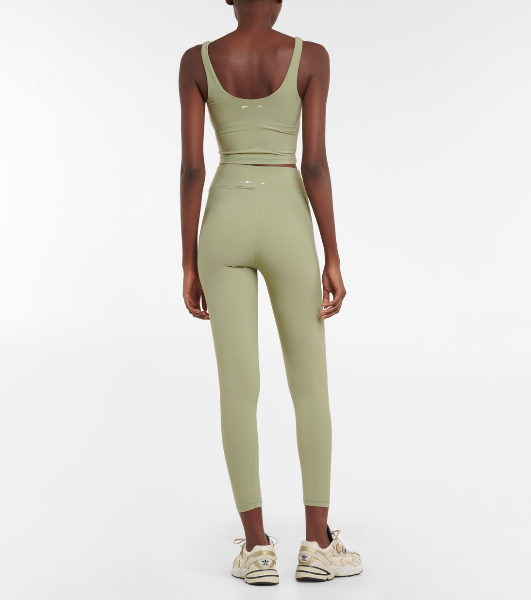 Mid-Rise Leggings Peached | The Upside