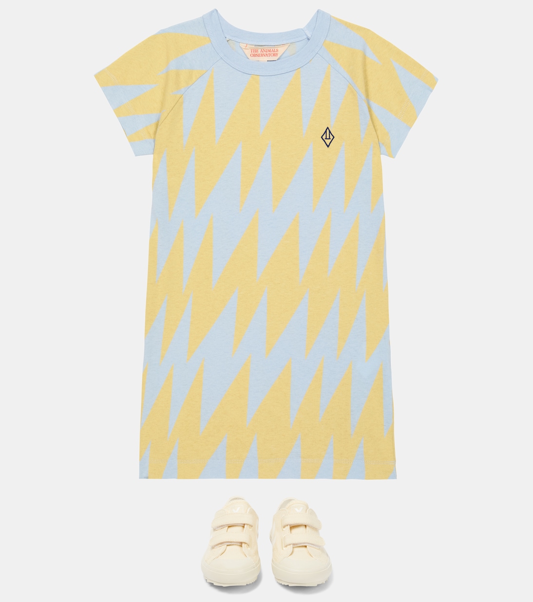 Robe Gorillas imprimée en coton | The Animals Observatory