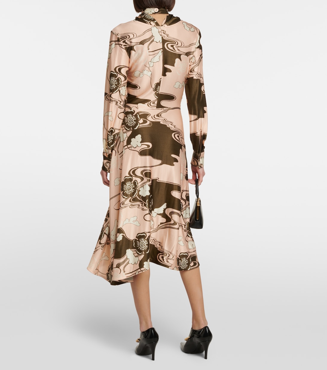 Abito midi con stampa | Jil Sander