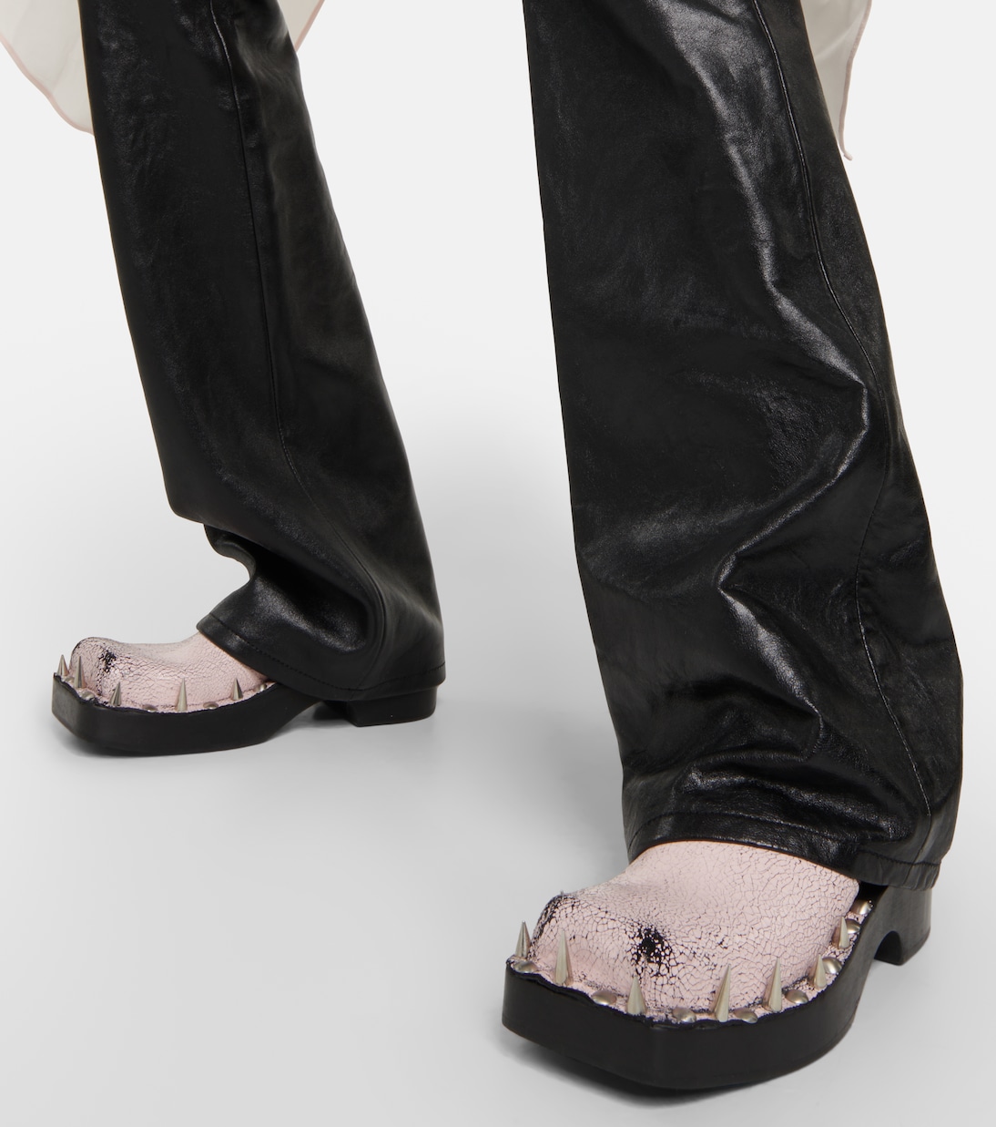 Embellished suede clogs | Acne Studios