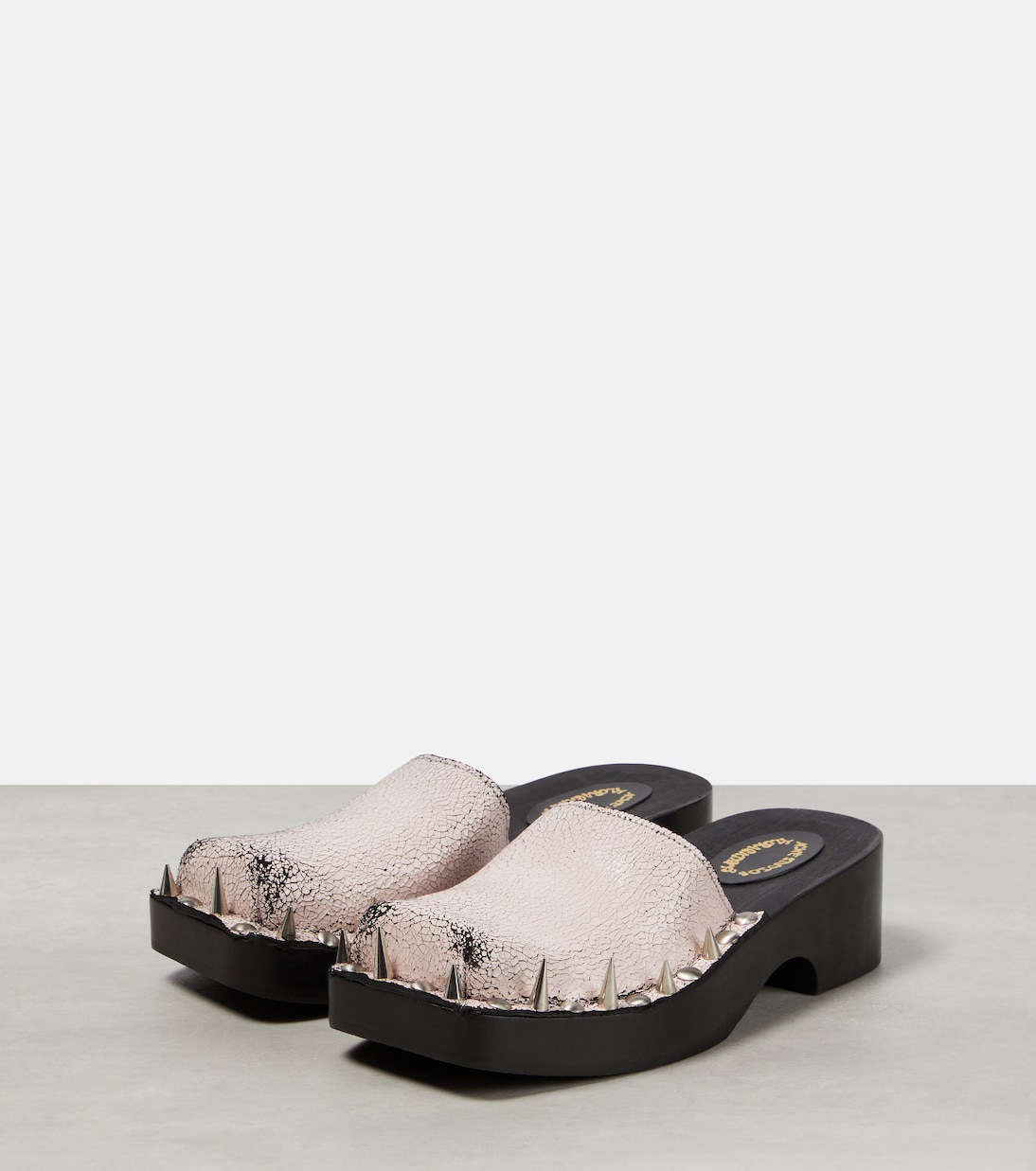 Embellished suede clogs | Acne Studios