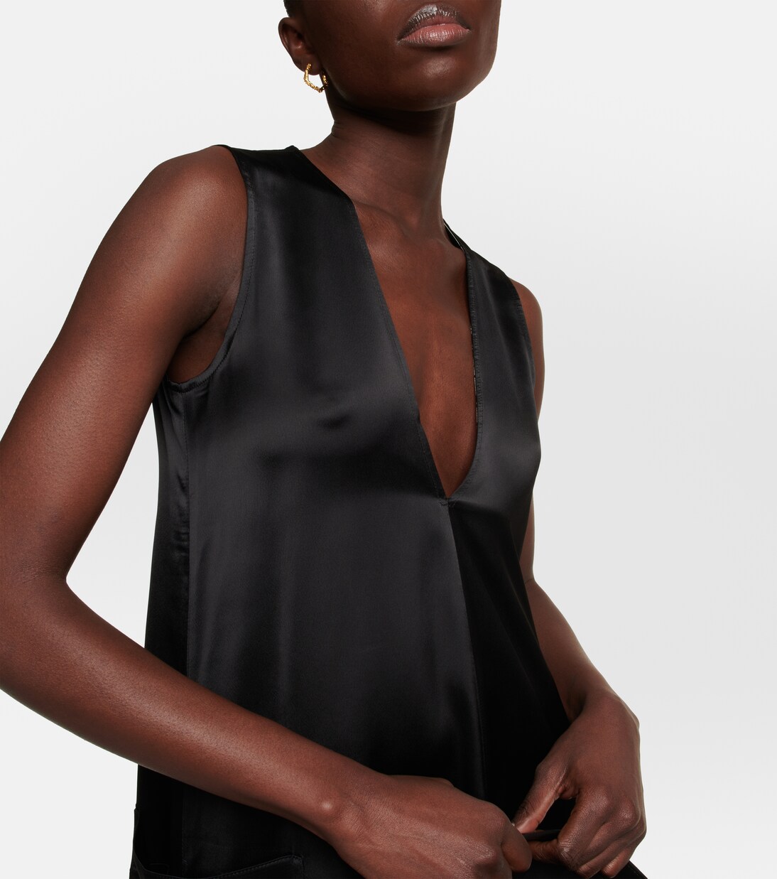 Midikleid aus Satin | Toteme