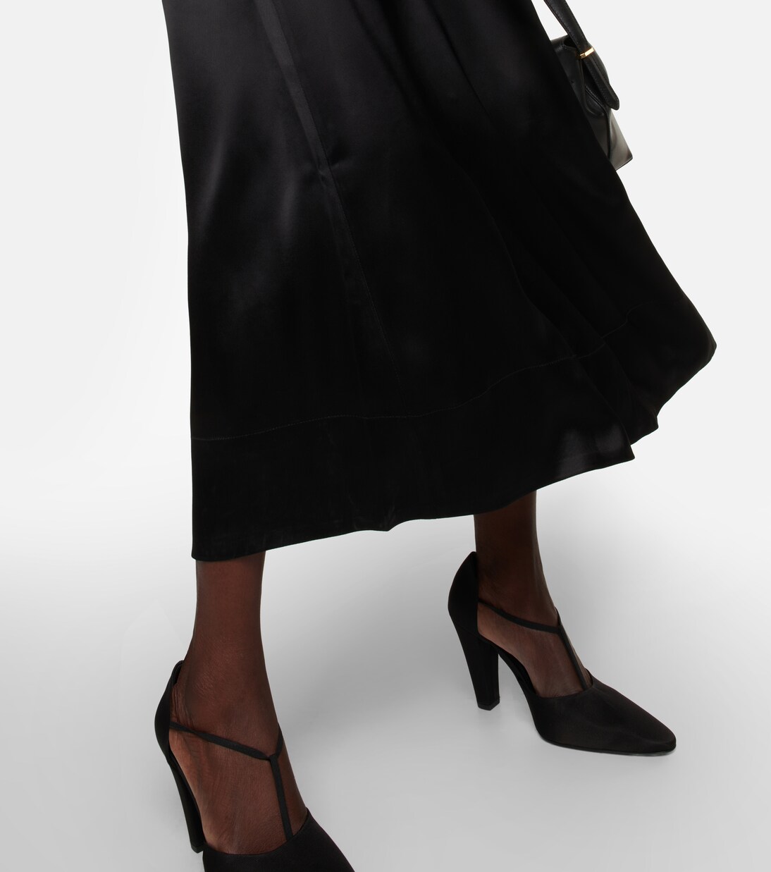 Midikleid aus Satin | Toteme