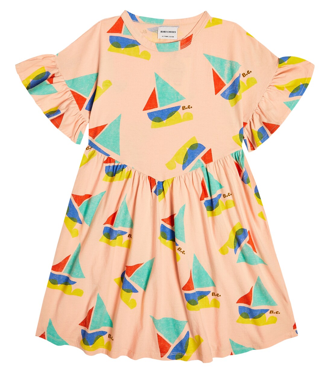 Printed cotton dress | Bobo Choses