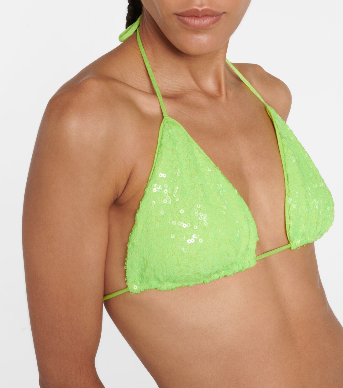 Haut de bikini à sequins | Norma Kamali