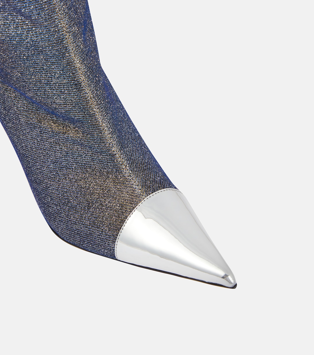 Stivali al ginocchio metallizzati | Alexandre Vauthier