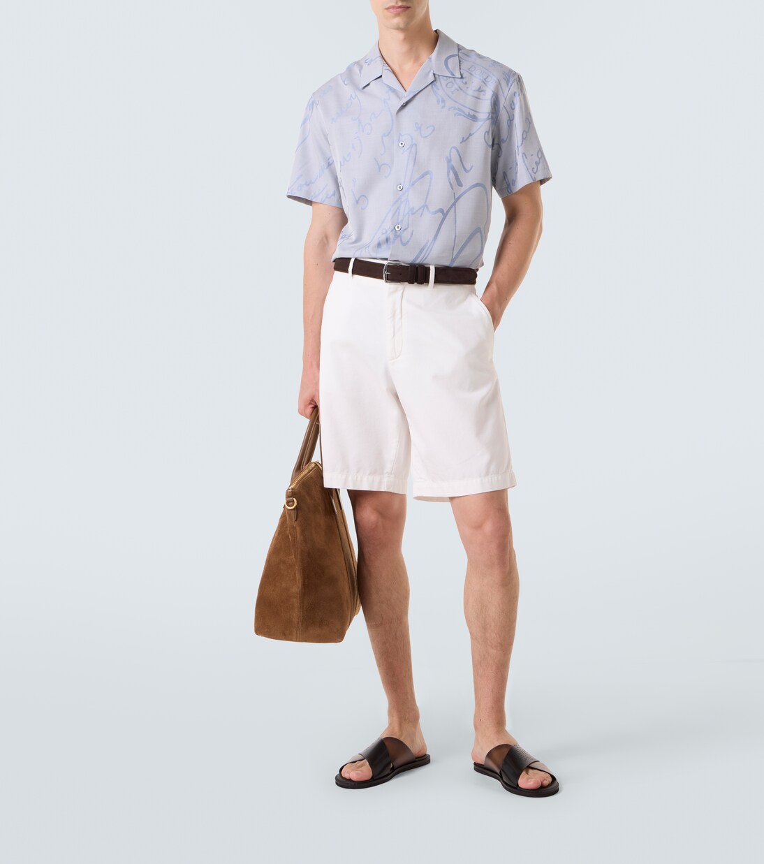 Sifnos Scritto leather slides | Berluti