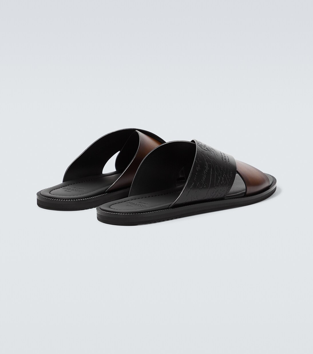 Sifnos Scritto leather slides | Berluti