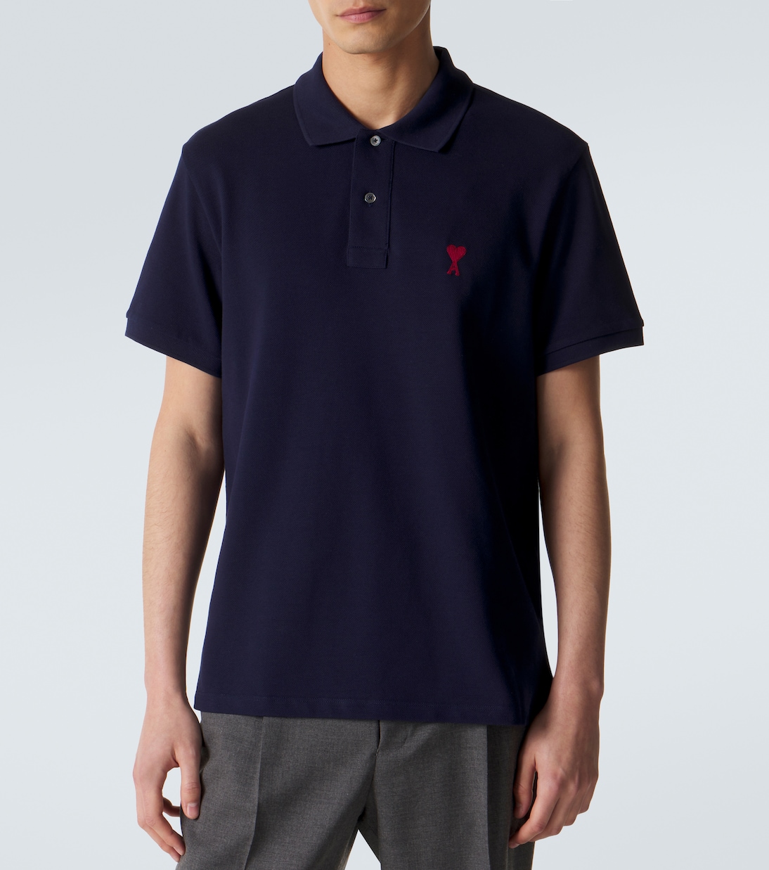 Polohemd Ami de Cœur aus Baumwoll-Piqué | Ami Paris