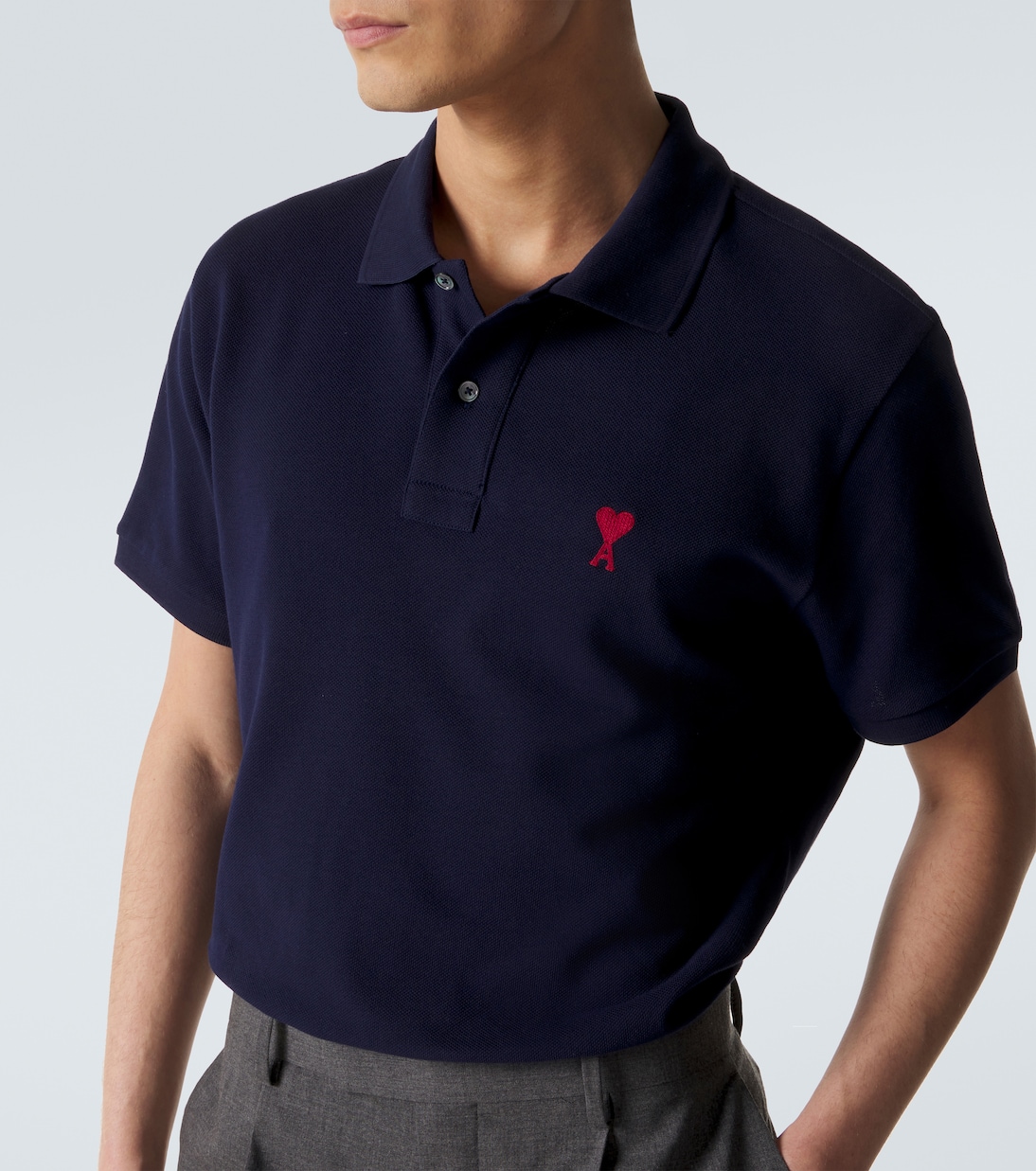 Polohemd Ami de Cœur aus Baumwoll-Piqué | Ami Paris