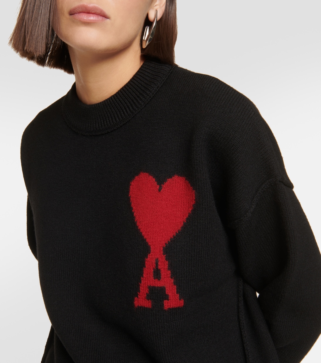 Ami De Cœur virgin wool sweater | Ami Paris