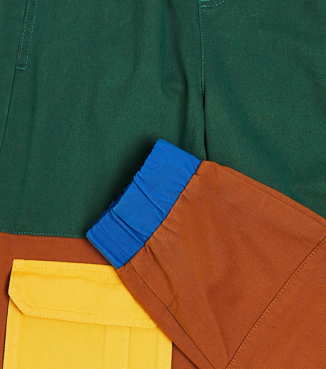 Colorblocked cotton jersey sweatpants | Stella McCartney Kids