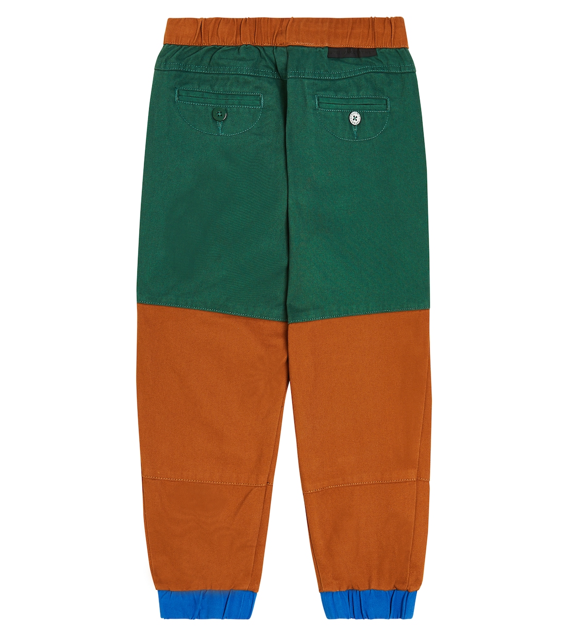Colorblocked cotton jersey sweatpants | Stella McCartney Kids