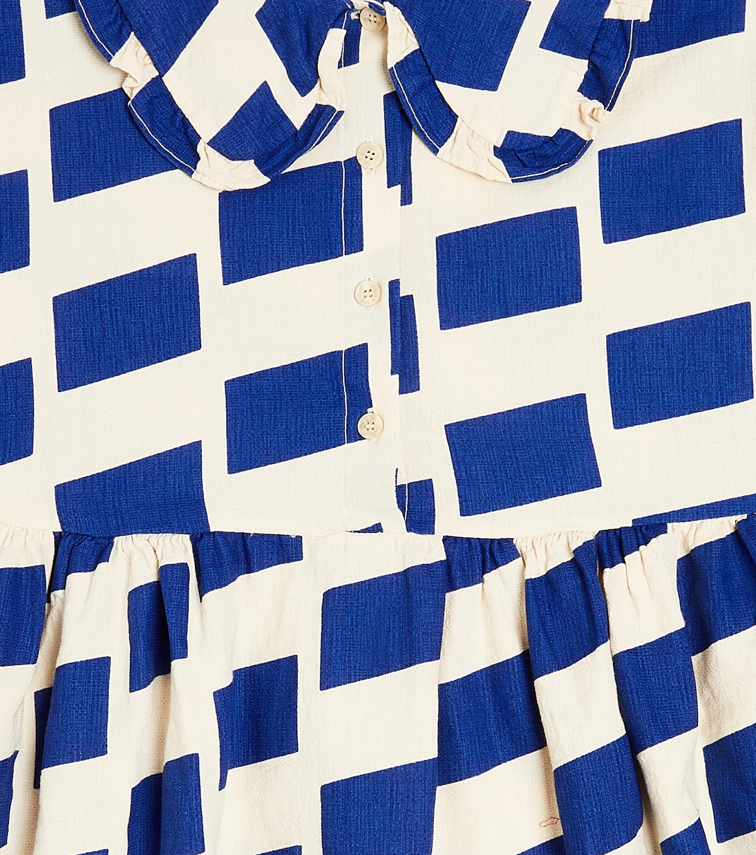 Checked cotton dress | Bobo Choses