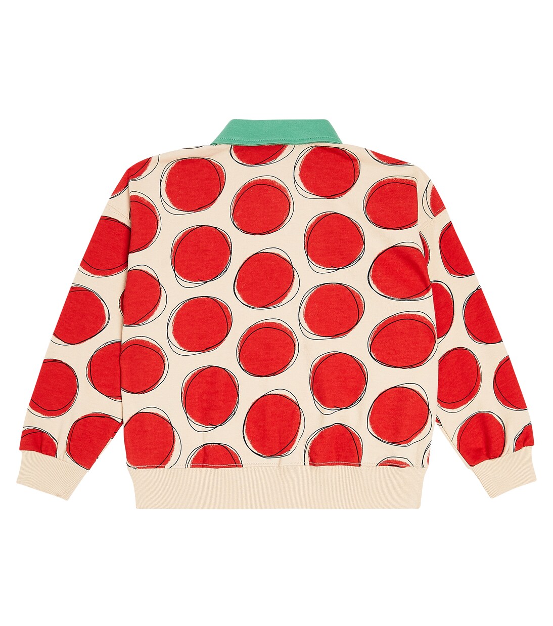 Red Dot cotton polo shirt | Jellymallow