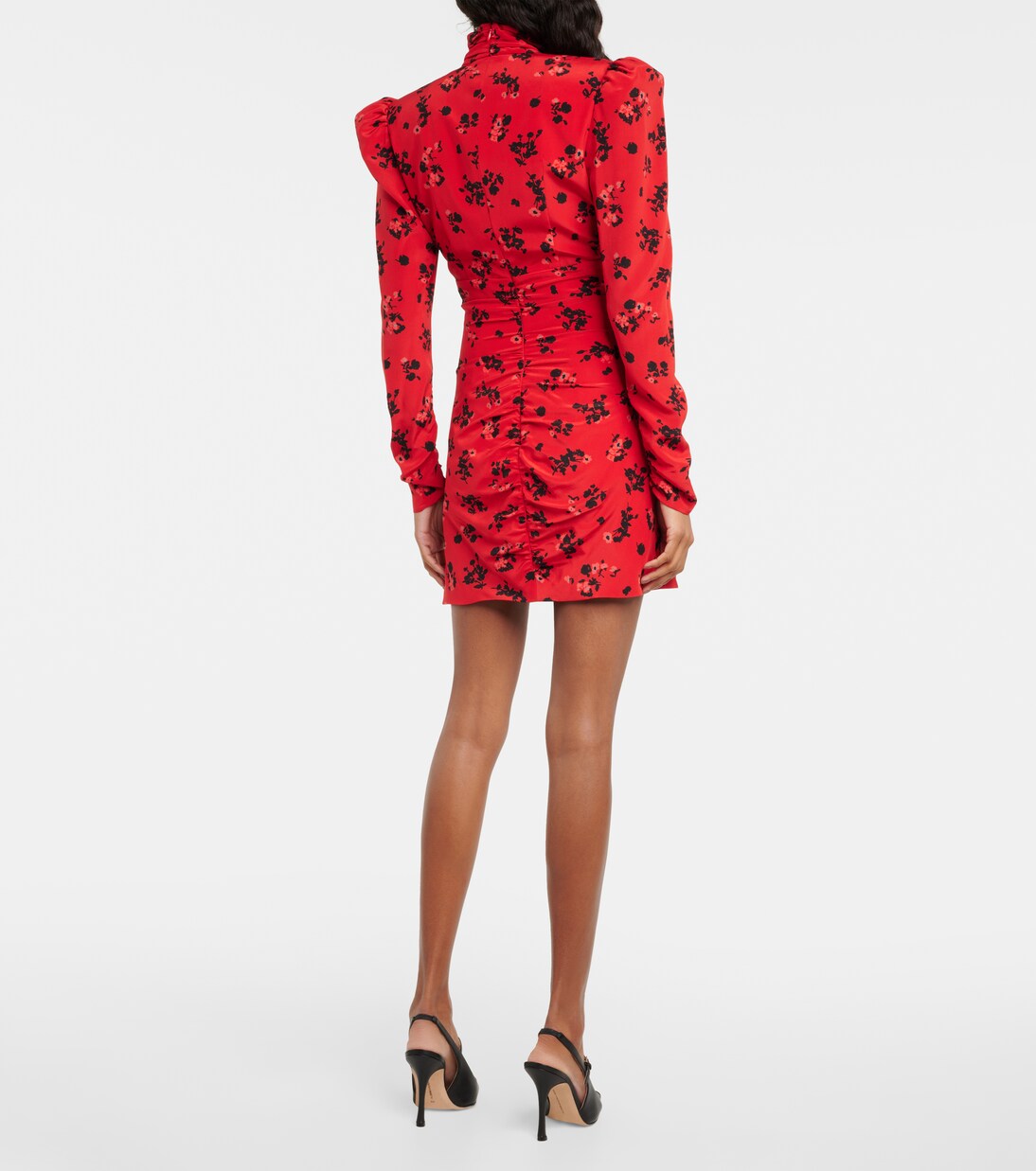 Floral silk minidress  | Alessandra Rich