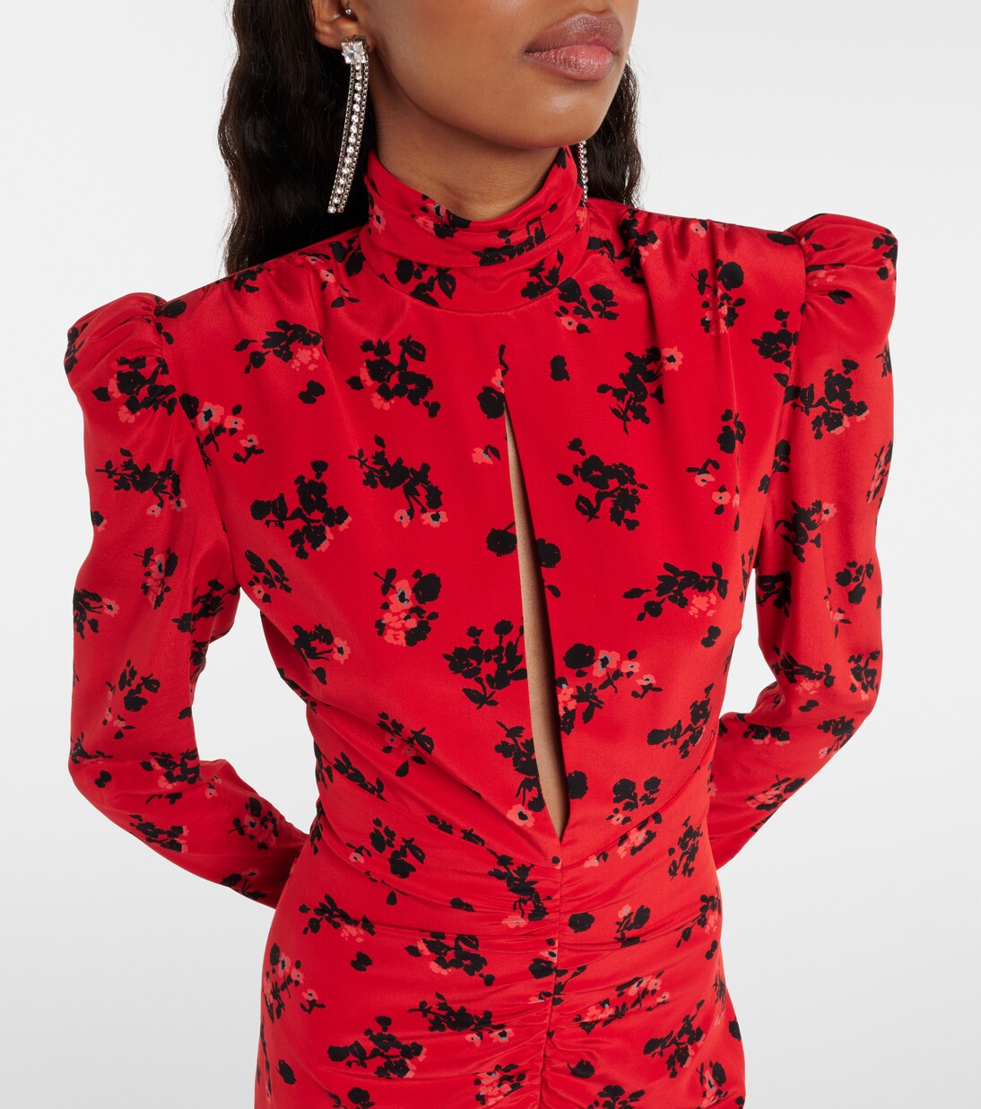 Floral silk minidress  | Alessandra Rich