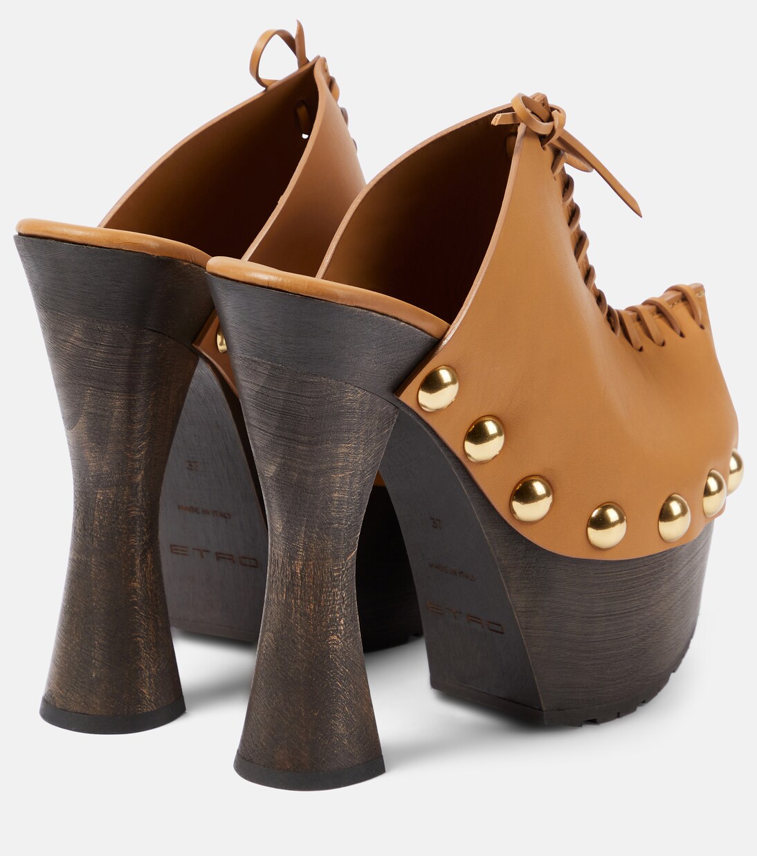 Plateau 90 leather pumps | Etro