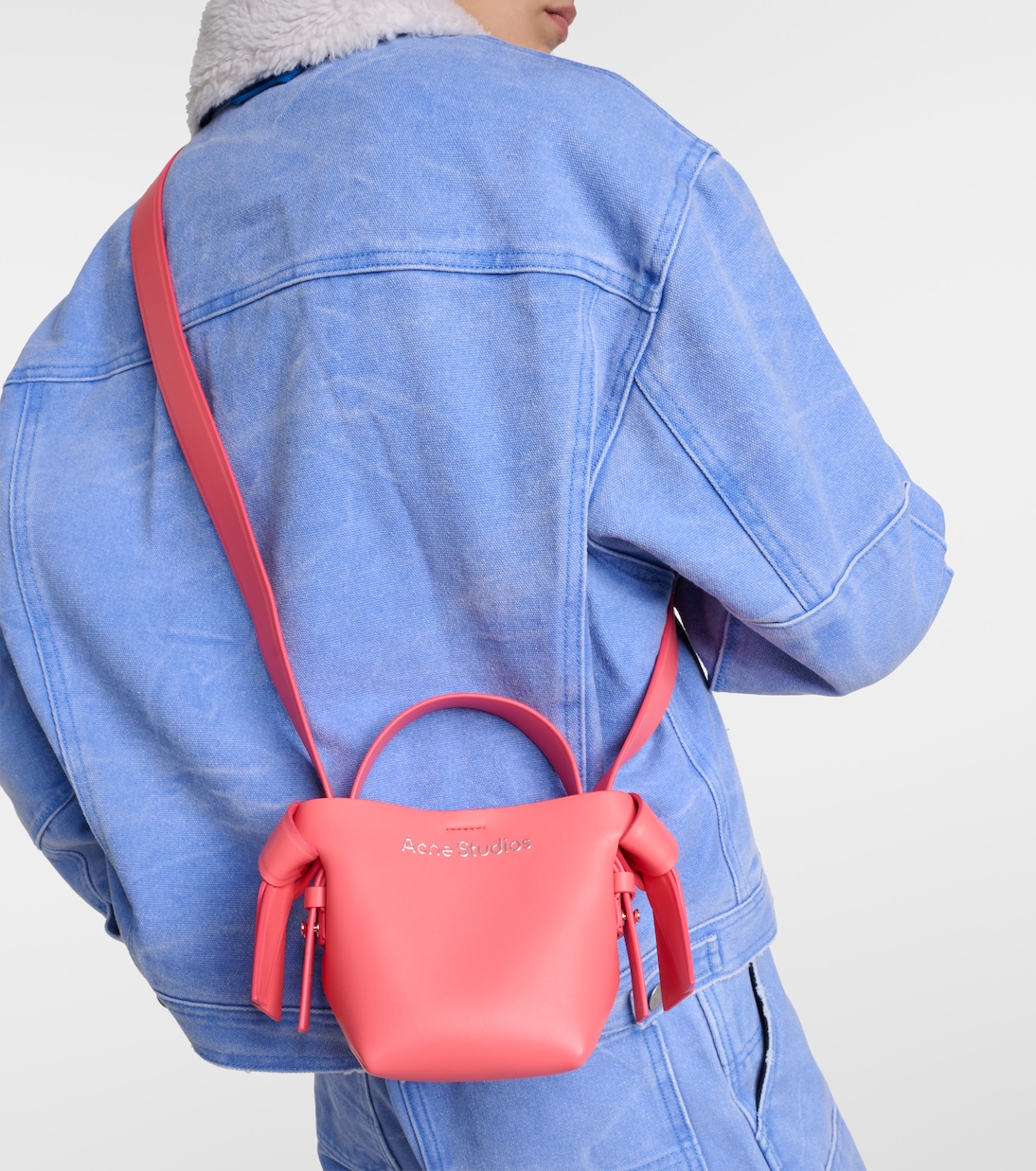 Schultertasche Musubi Mini aus Leder | Acne Studios