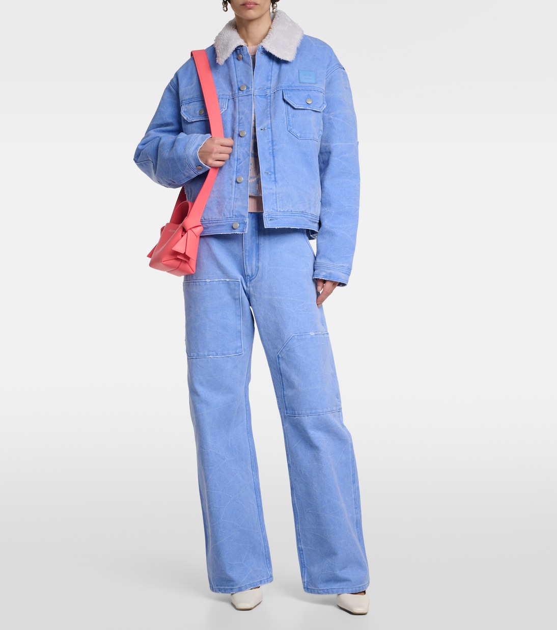 Schultertasche Musubi Mini aus Leder | Acne Studios