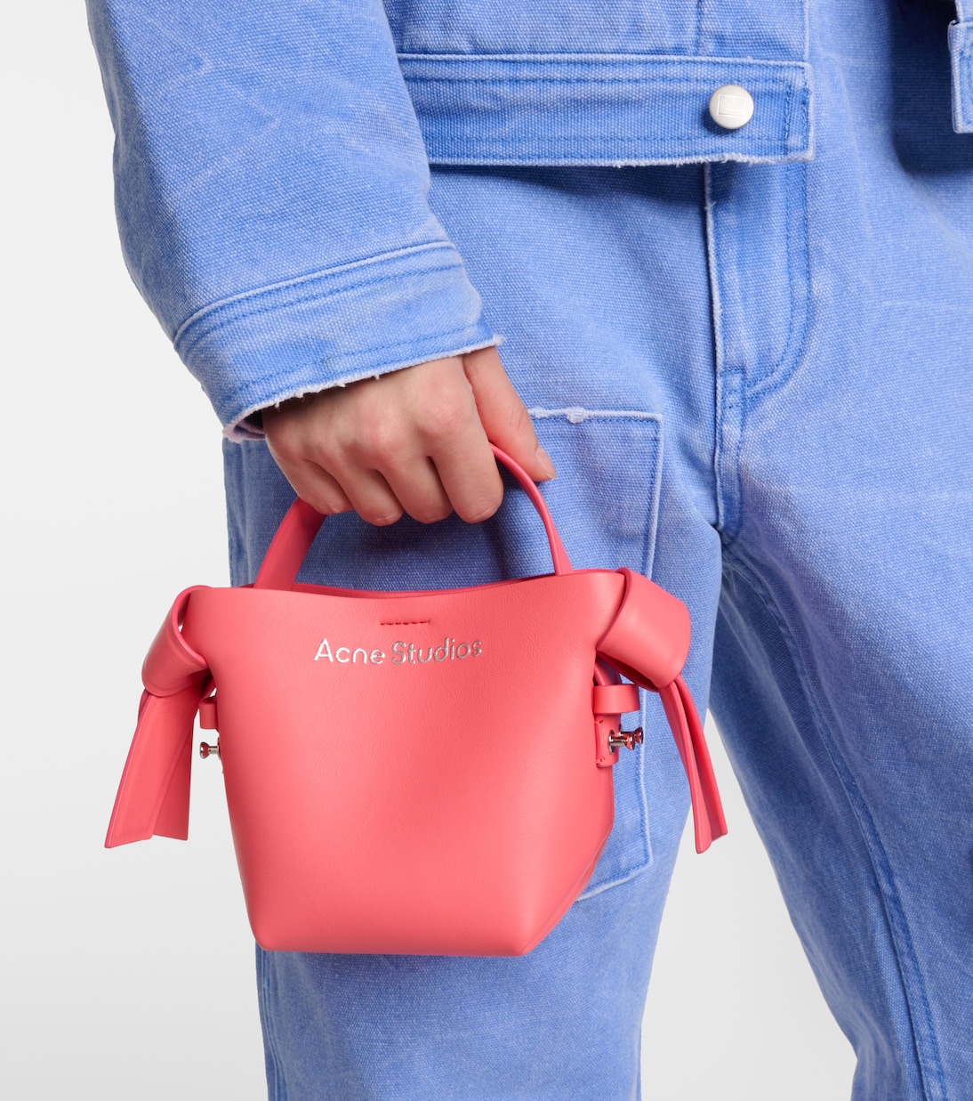 Schultertasche Musubi Mini aus Leder | Acne Studios