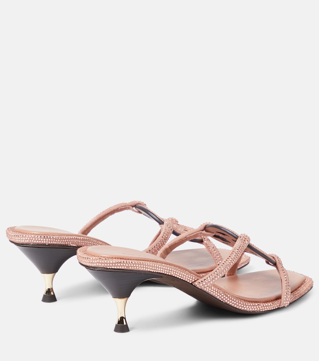 Geo Bombe Miller suede sandals | Tory Burch