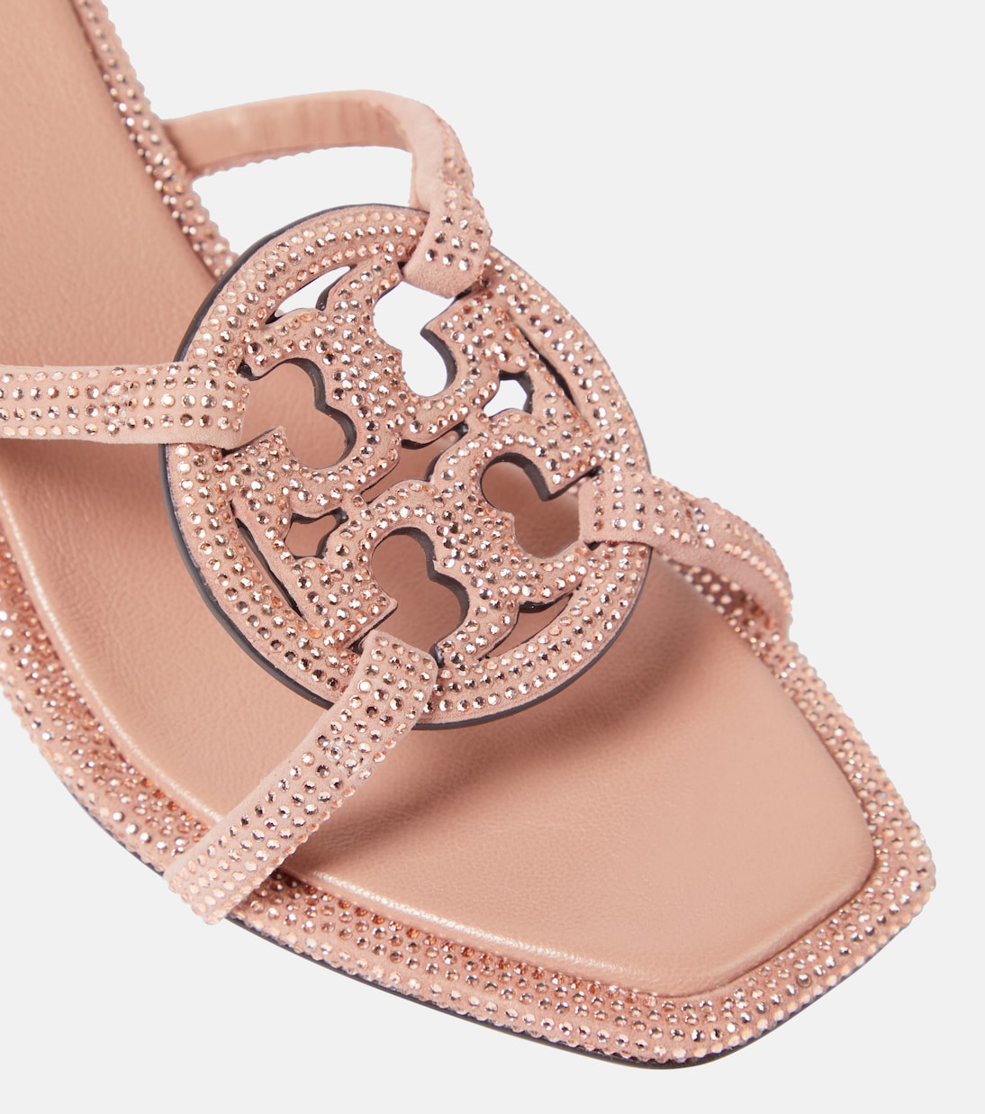 Geo Bombe Miller suede sandals | Tory Burch