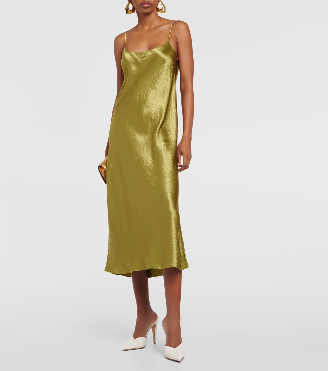 Satin slip dress | Vince