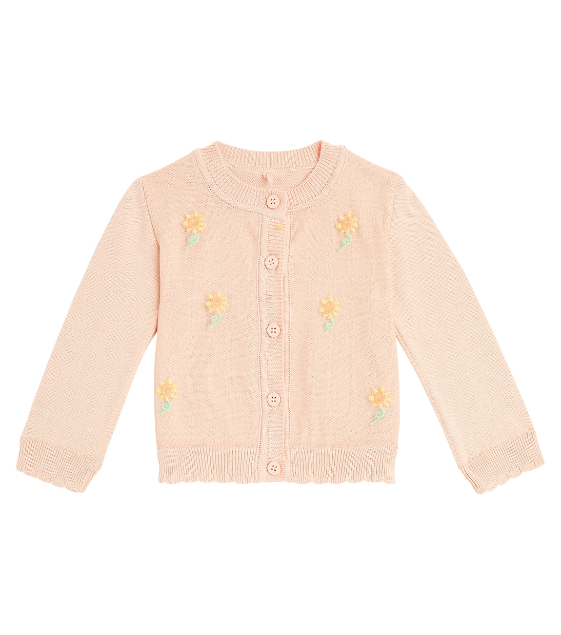 Bebé - cárdigan de algodón floral | Stella McCartney Kids
