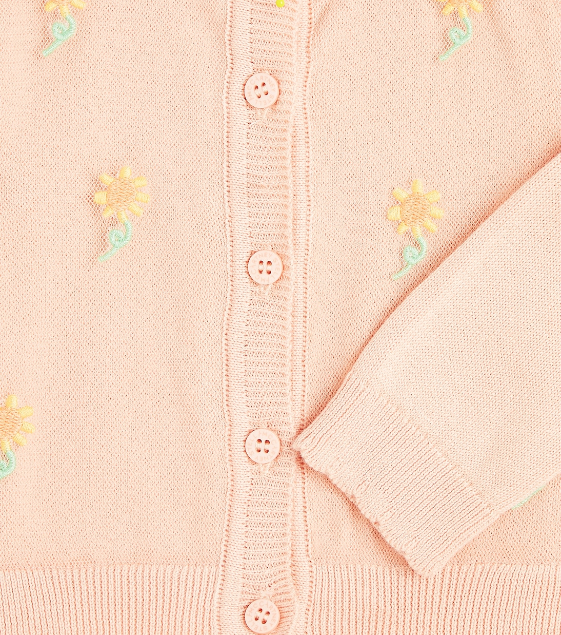 Bebé - cárdigan de algodón floral | Stella McCartney Kids