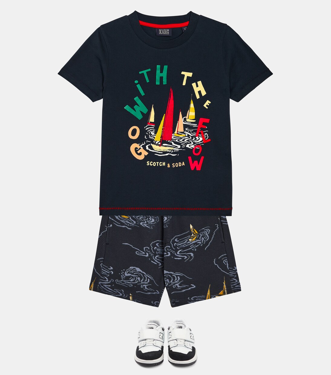 Printed cotton shorts | Scotch & Soda Kids