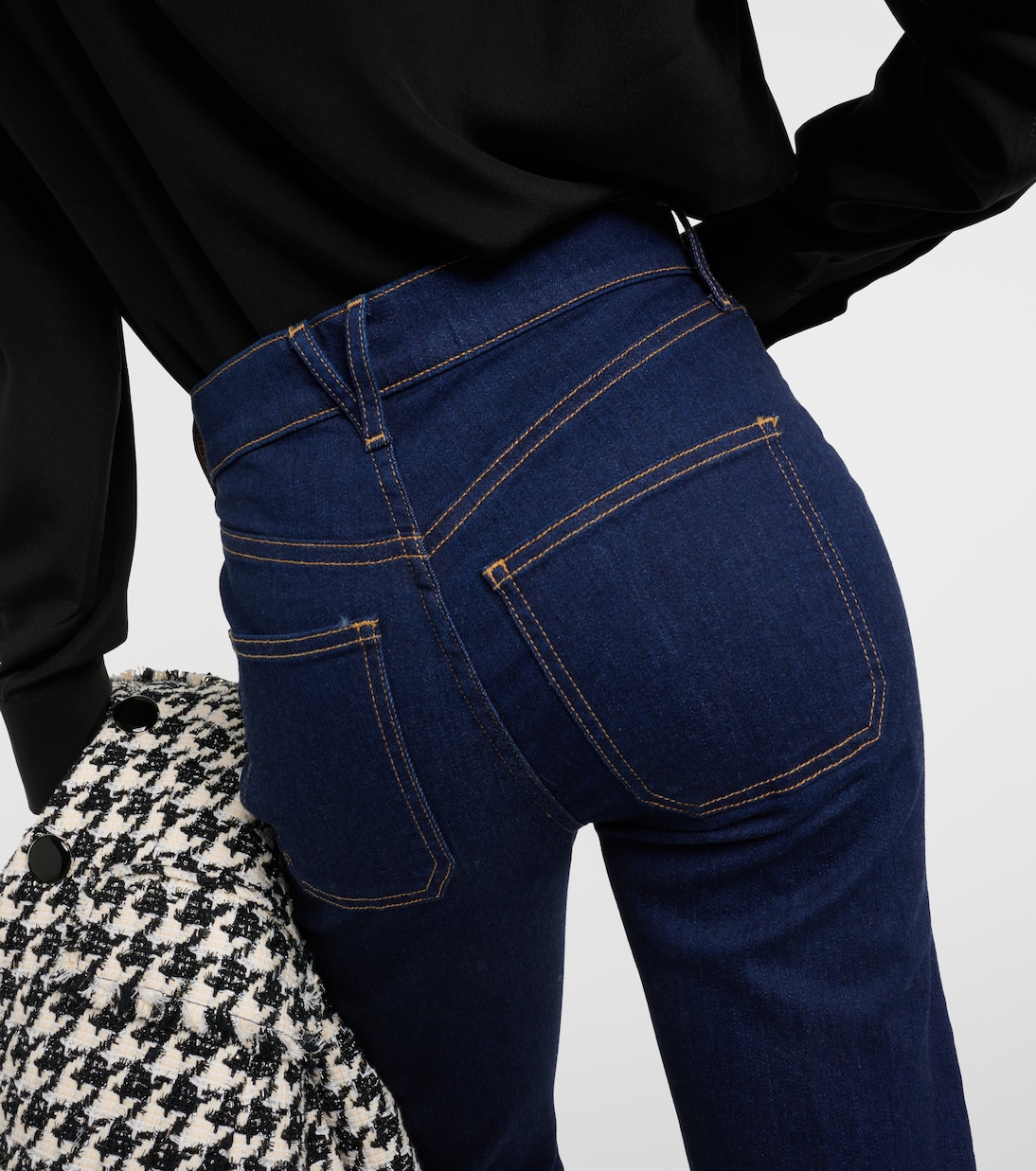 Cropped Flared Jeans Carson | Veronica Beard