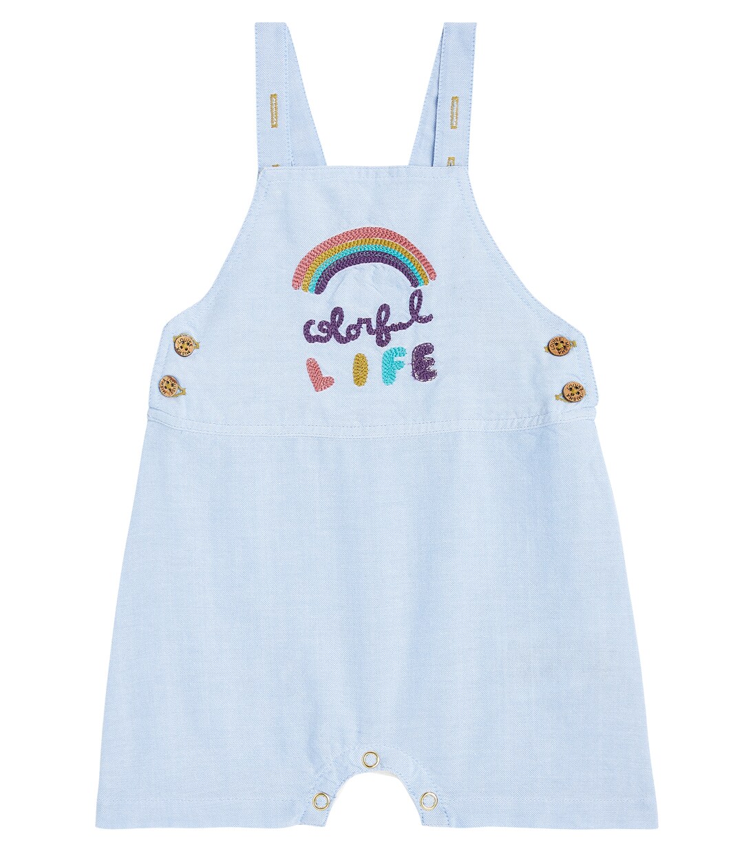 Baby Atilo embroidered cotton overalls | Louise Misha