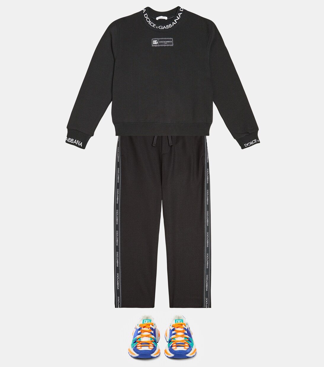 Logo wool track pants | Dolce&Gabbana Kids