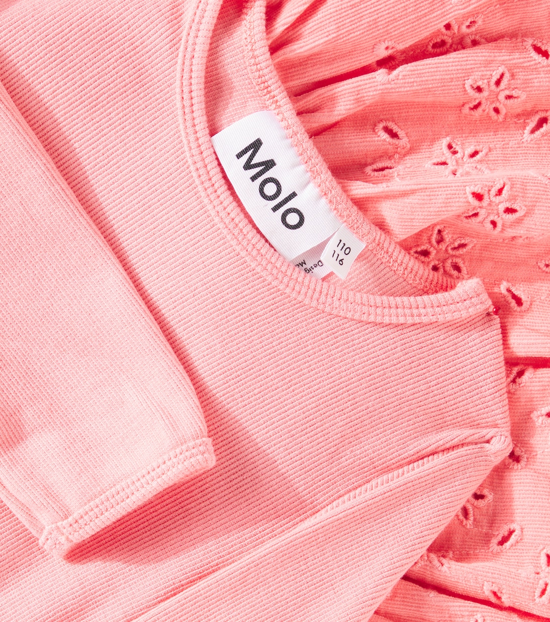 Riana peplum cotton-blend top | Molo