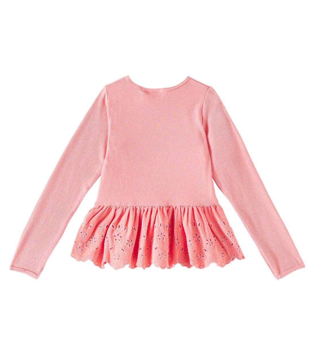 Riana peplum cotton-blend top | Molo